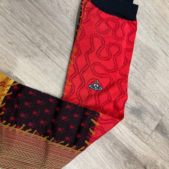 Vivienne westwood Knee high socks - squiggle patchwork - Picture 2 of 7